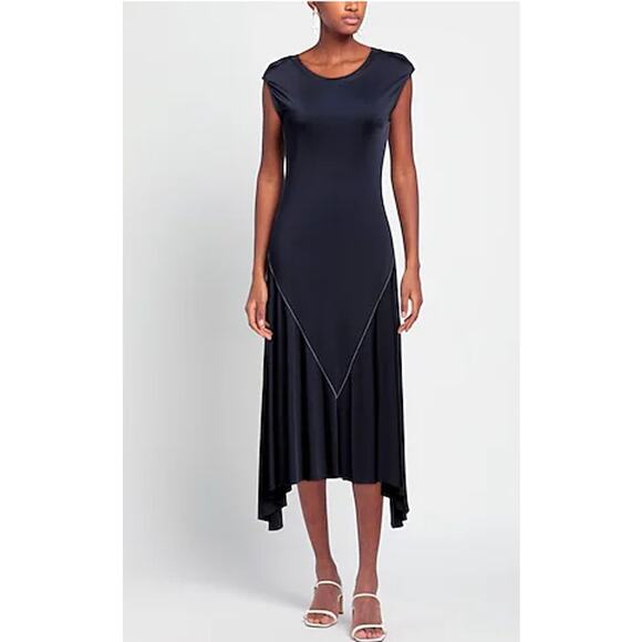 MARNI FLUID JERSEY MIDI‎ DRESSES Size 2 New with Tags - Picture 1 of 9